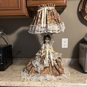 Vintage Antique 19th Century Civil War Era Doll Lamp